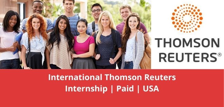 International Thomson Reuters Internship Paid USA
