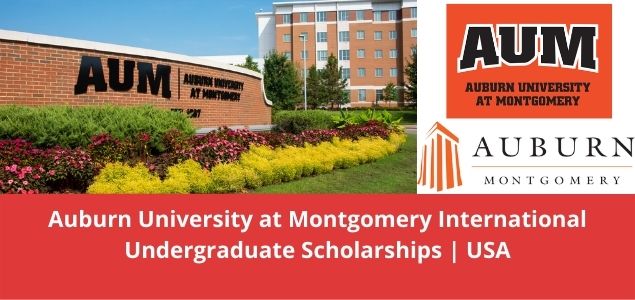 Auburn University at Montgomery International Undergraduate Scholarships USA