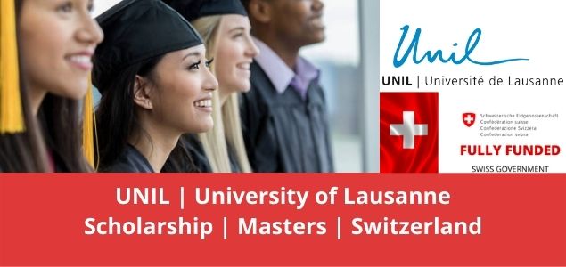 UNIL University of Lausanne Scholarship Masters Switzerland