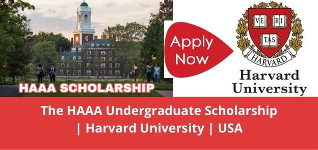 The HAAA Undergraduate Scholarship Harvard University USA