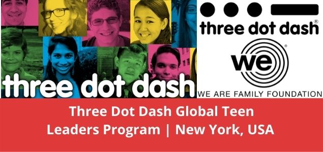 Three Dot Dash Global Teen Leaders Program New York, USA