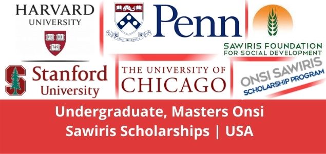 Undergraduate, Masters Onsi Sawiris Scholarships USA
