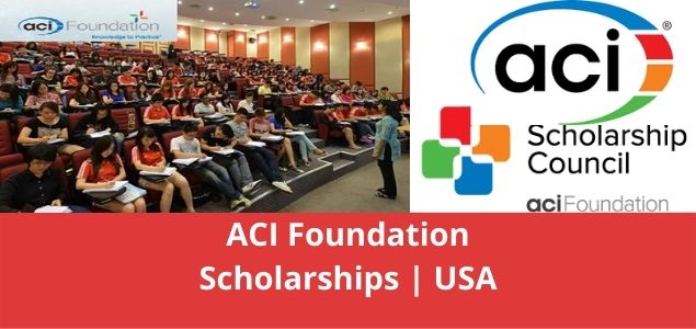 ACI Foundation Scholarships USA