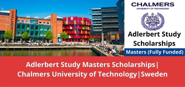 Adlerbert Study Masters Scholarships Chalmers University of Technology Sweden