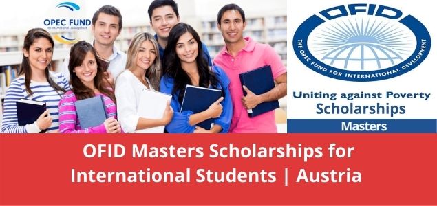 OFID Masters Scholarships for International Students Austria