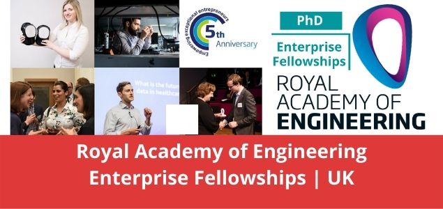 Royal Academy of Engineering Enterprise Fellowships UK