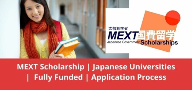 MEXT Scholarship, Japanese Universities, 2022