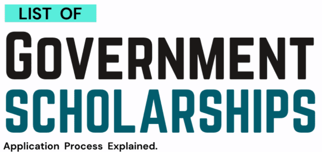 List Of Government Scholarships