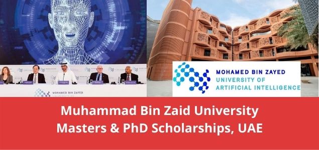 Muhammad Bin Zaid University Masters & PhD Scholarships, UAE