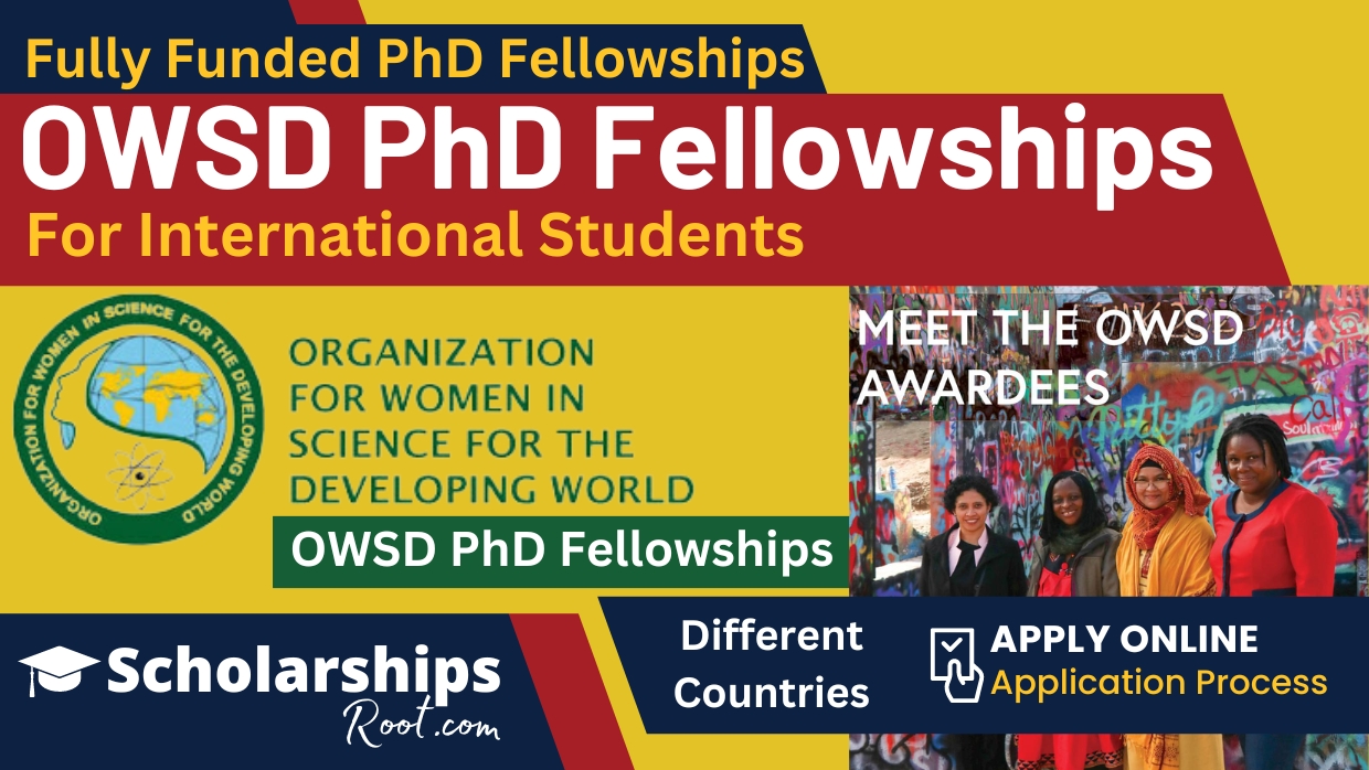 OWSD PhD Fellowships 2025 (Fully Funded)