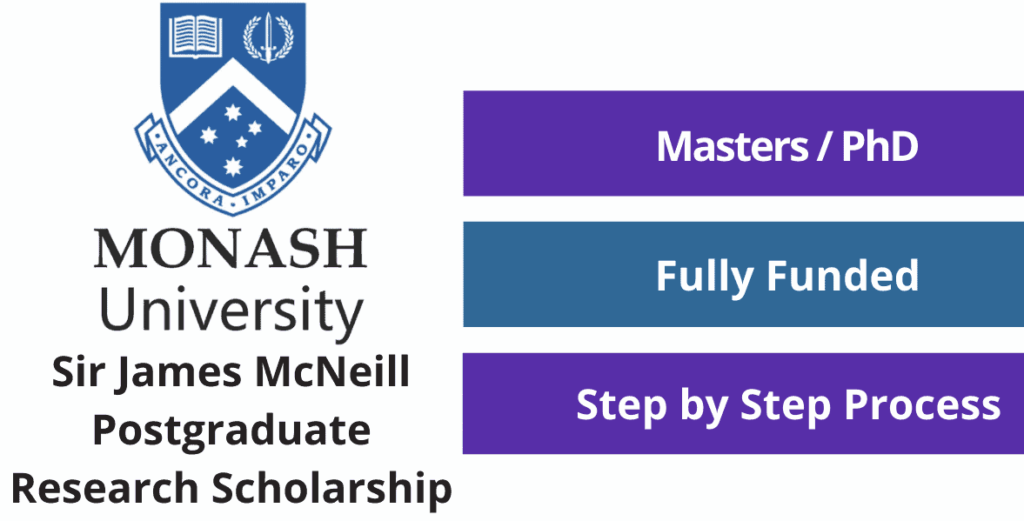 The Sir James McNeill Postgraduate Research Scholarship, Monash University.