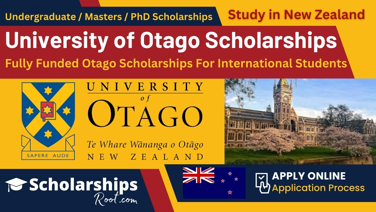 University of Otago Scholarships for international Students in New Zealand 2024