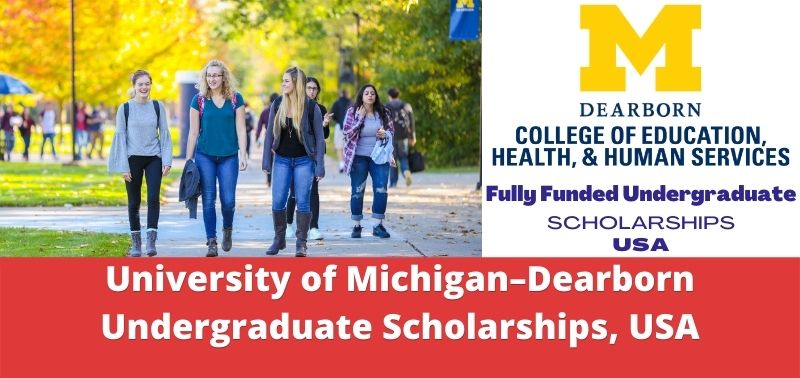 University of Michigan–Dearborn Undergraduate Scholarships, USA