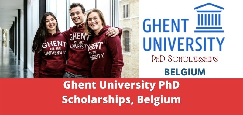 Ghent University PhD Scholarships, Belgium