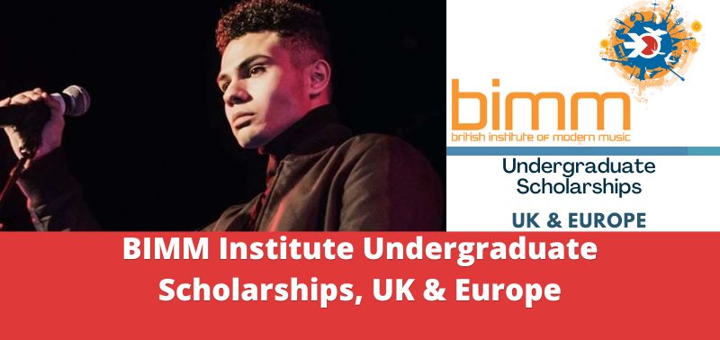 BIMM Institute Undergraduate Scholarships, UK & Europe
