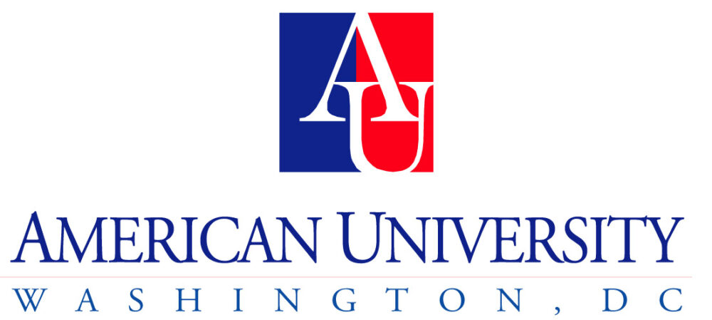 American University AU logo