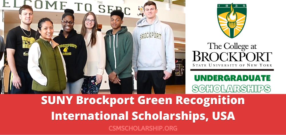 SUNY Brockport Green Recognition International Scholarships USA