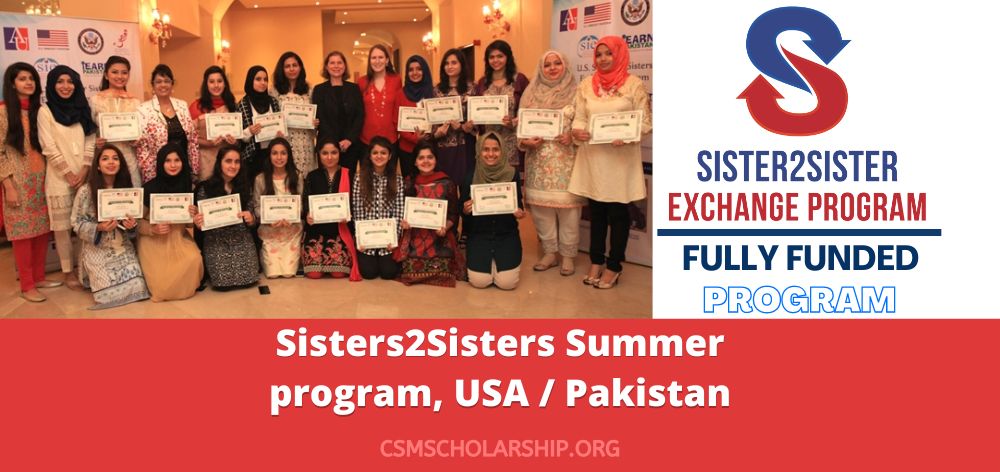 Sisters2Sisters Summer program USA Pakistan