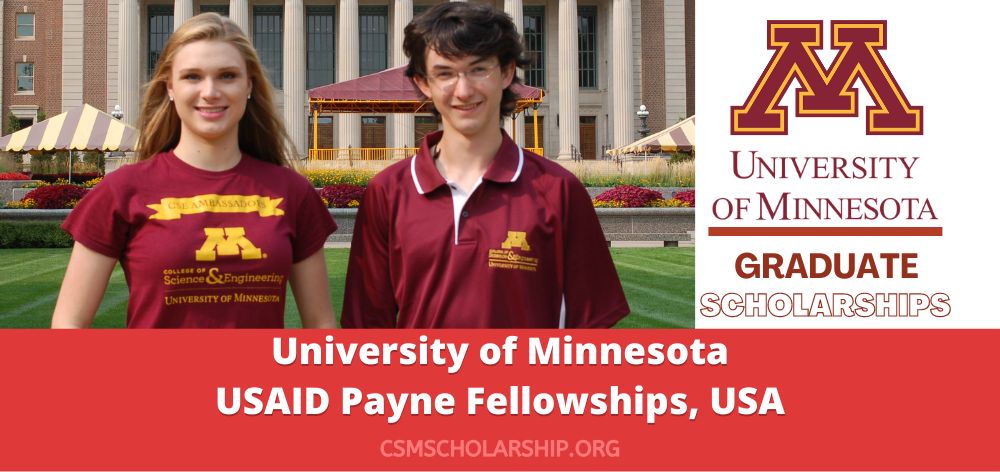 University of Minnesota USAID Payne Fellowships USA