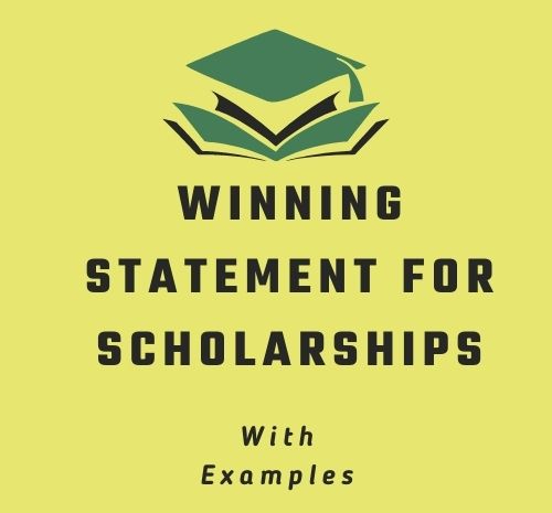 How to Write Winning Statement for Scholarship With Best Examples