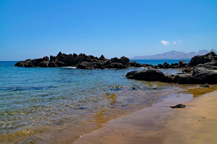puerto del carmen is known for its coral reefs and palm lined beautiful beaches