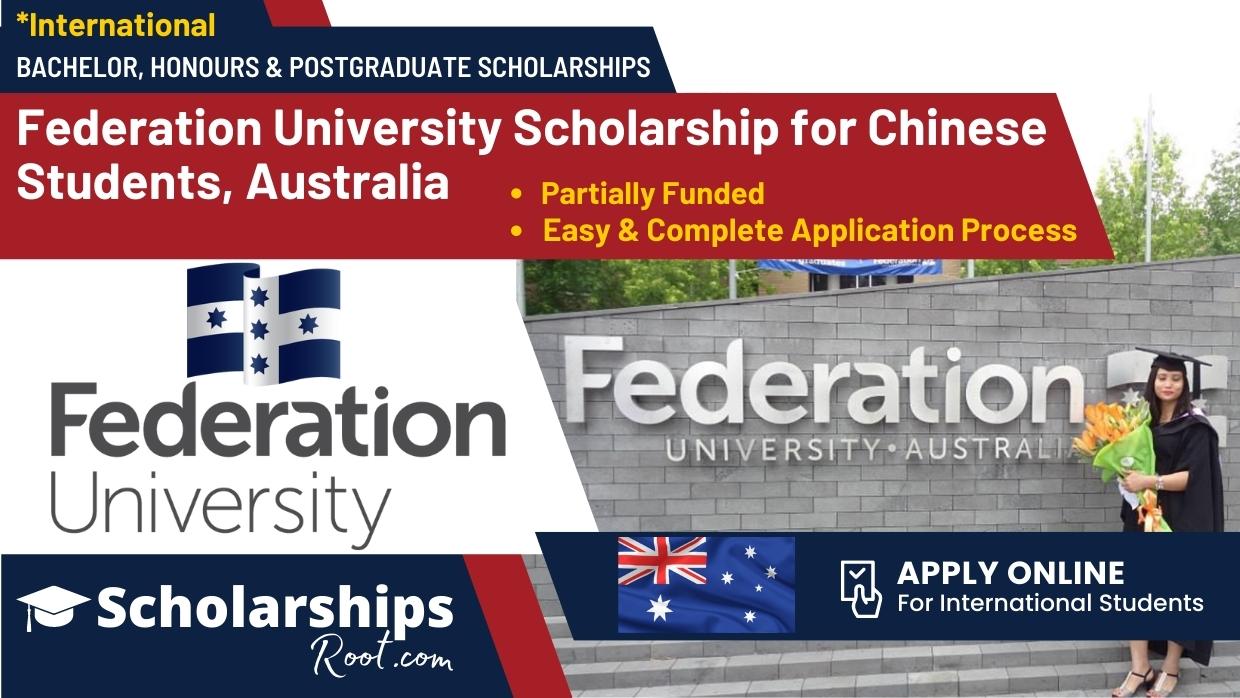 Federation University Scholarship for Chinese Students Australia