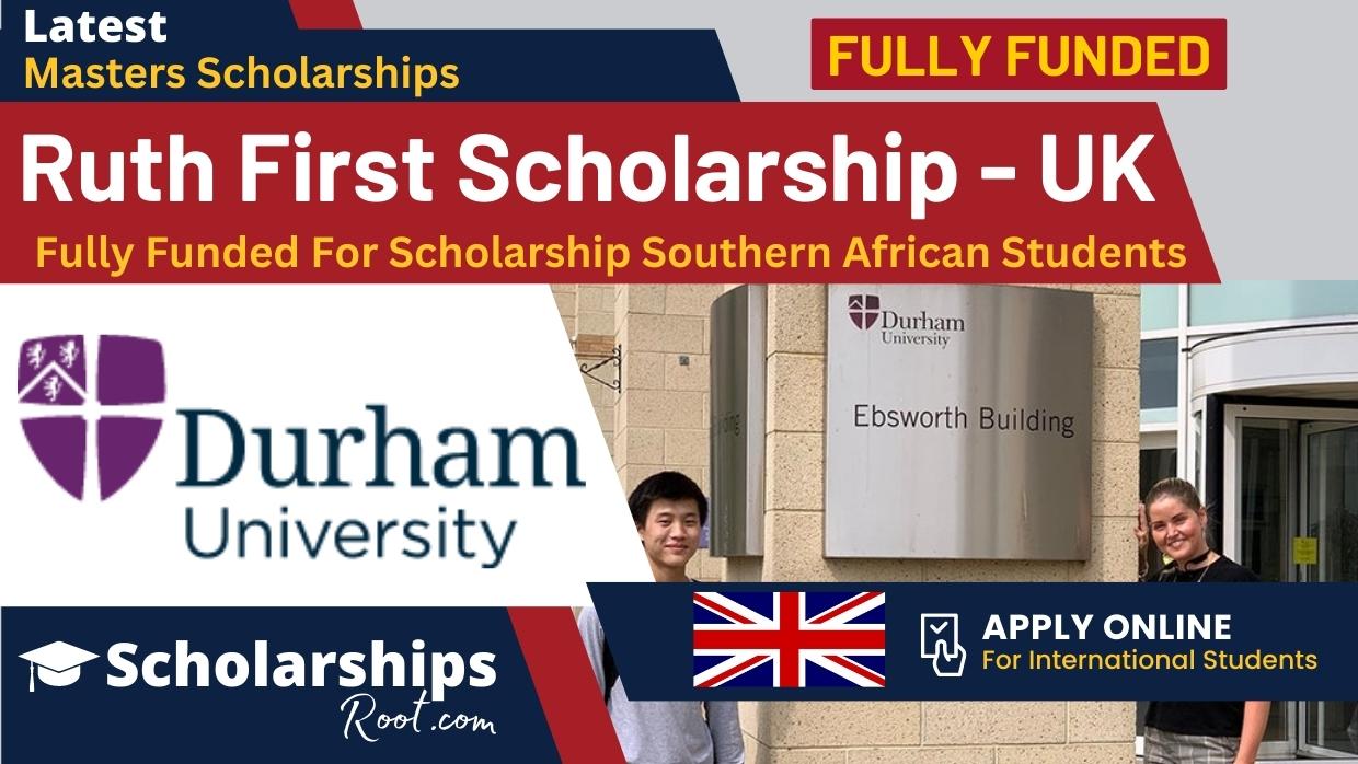 Ruth First Scholarship UK