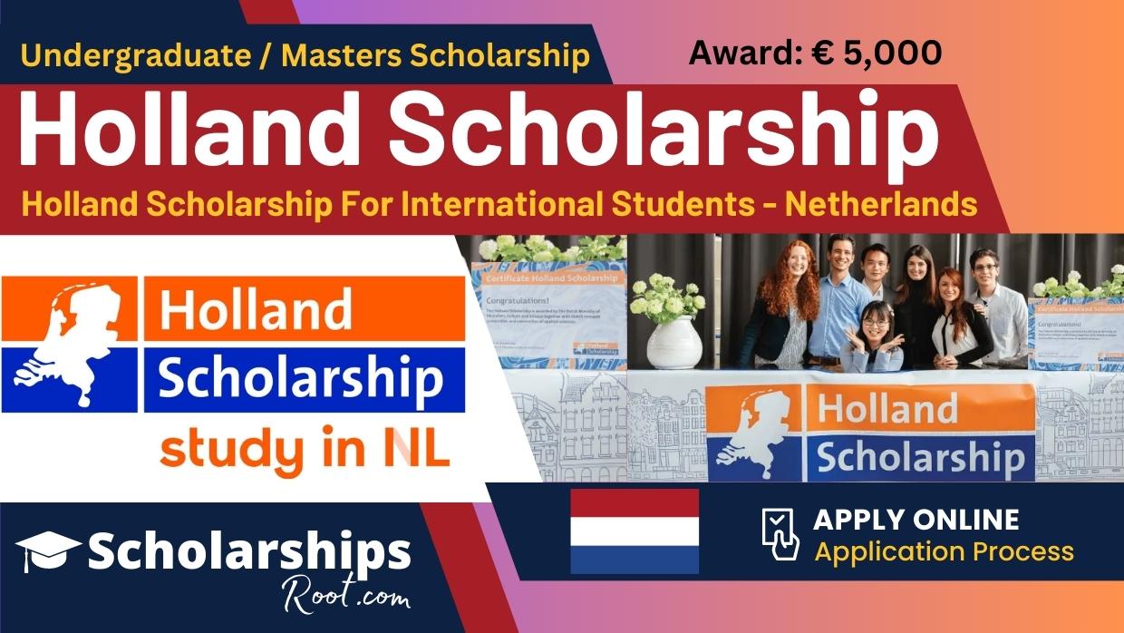Holland NL Scholarship 2024 2025 for international students